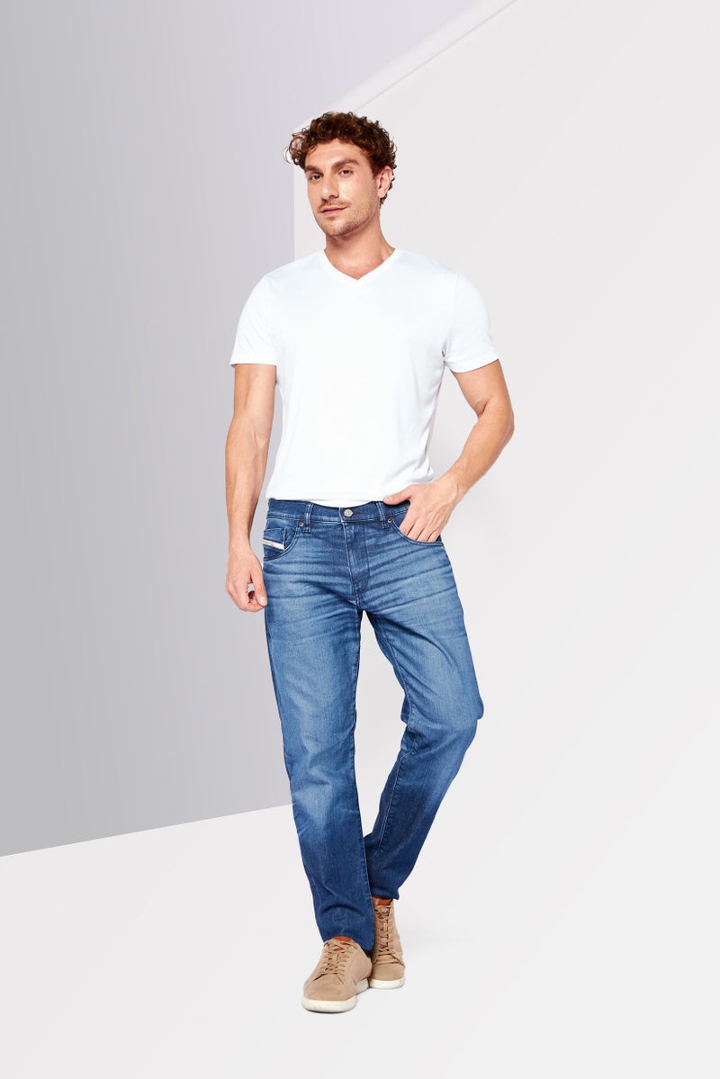 Men 2019 D-Strukt Straight  Fit Wash Stretchable Denim, Navy