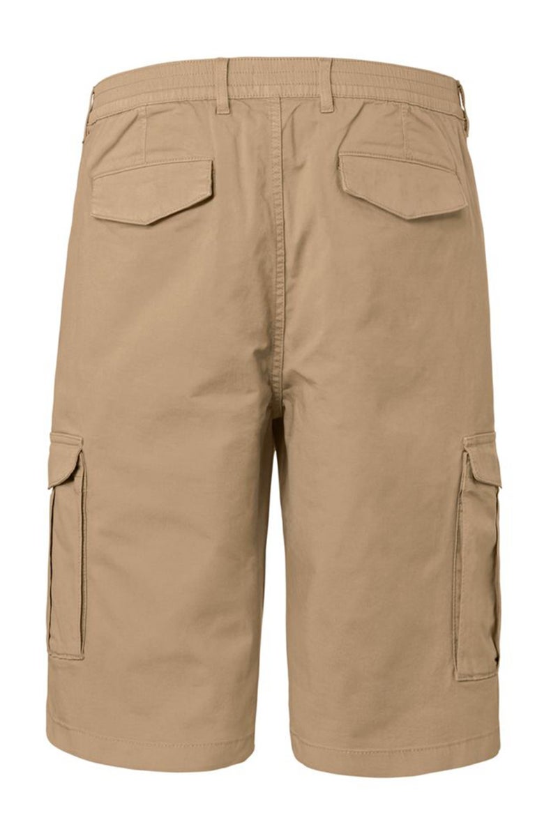 Men Plain Basic Short, Beige