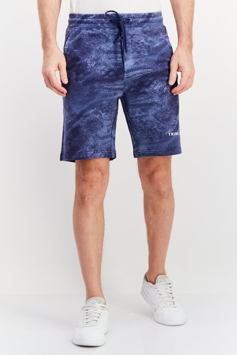 Men Sportswear Fit Training Shorts, Navy