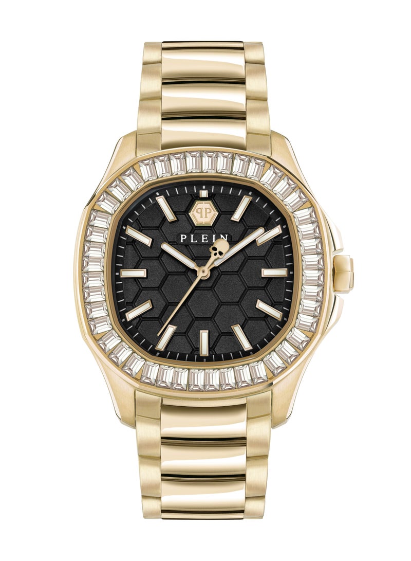 Spectre Watch For Women Gold Stainless Steel Bracelet 38 Mm 5 Atm