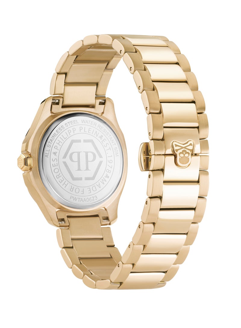 Spectre Watch For Women Gold Stainless Steel Bracelet 38 Mm 5 Atm