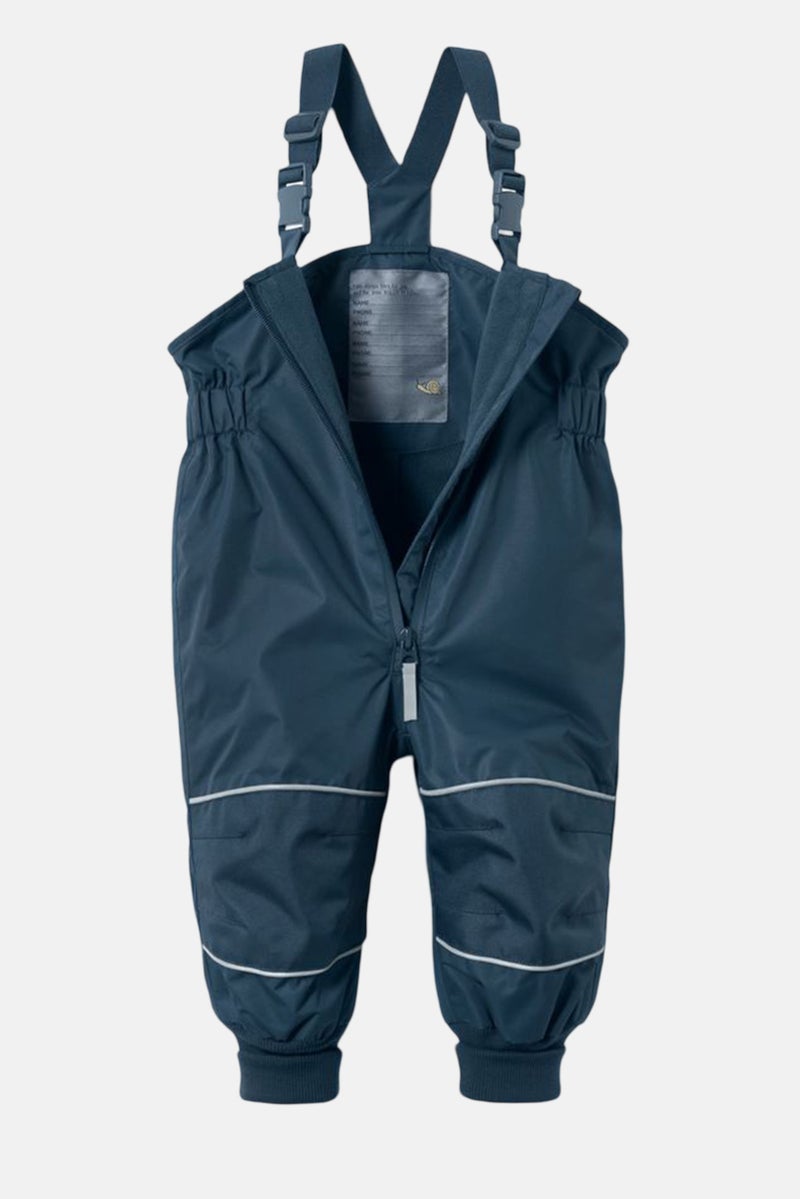 Toddlers Girl Plain Rain Rompers, Navy