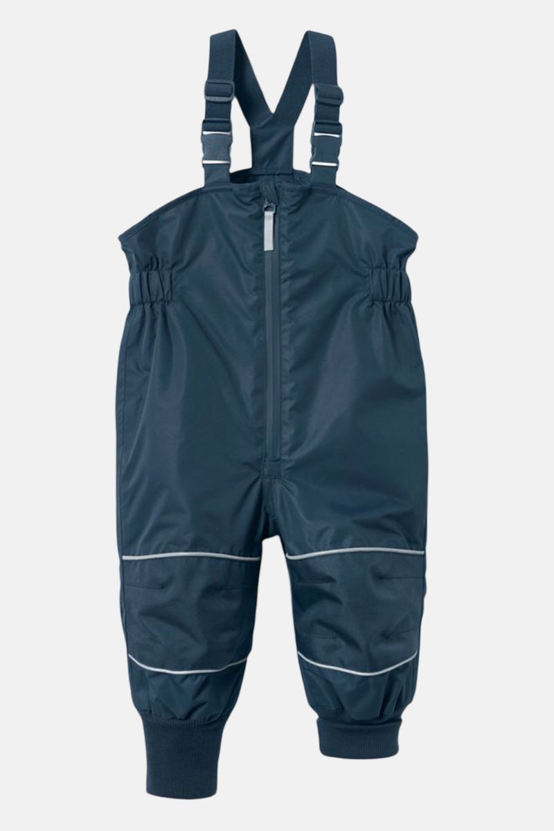 Toddlers Girl Plain Rain Rompers, Navy