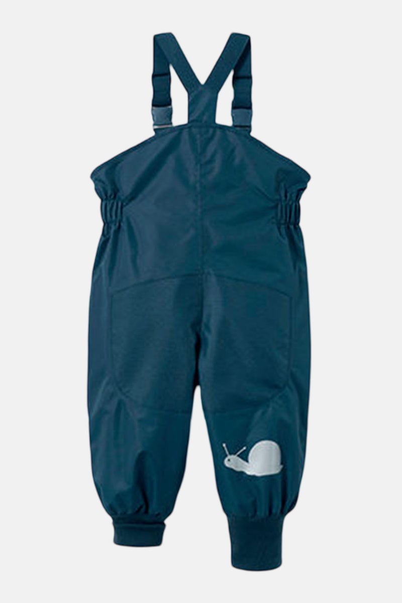 Toddlers Girl Plain Rain Rompers, Navy