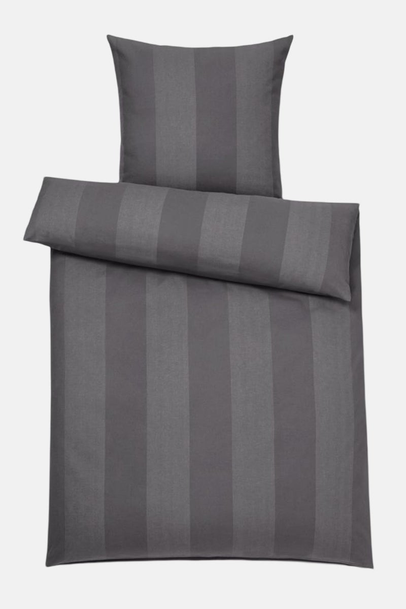 Single Flannel Duvet Set 135 x 200 Cm, Grey