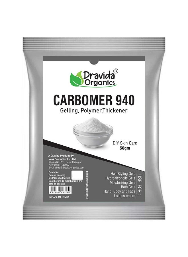 Forming Agent Diy Skin Care And 100% Natural Carbomer 940 Gel - 50 Gm