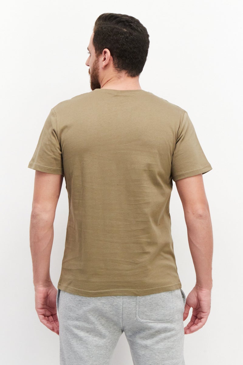 Men  Sportswear Fit Short Sleeve Training T-Shirt, Olive
