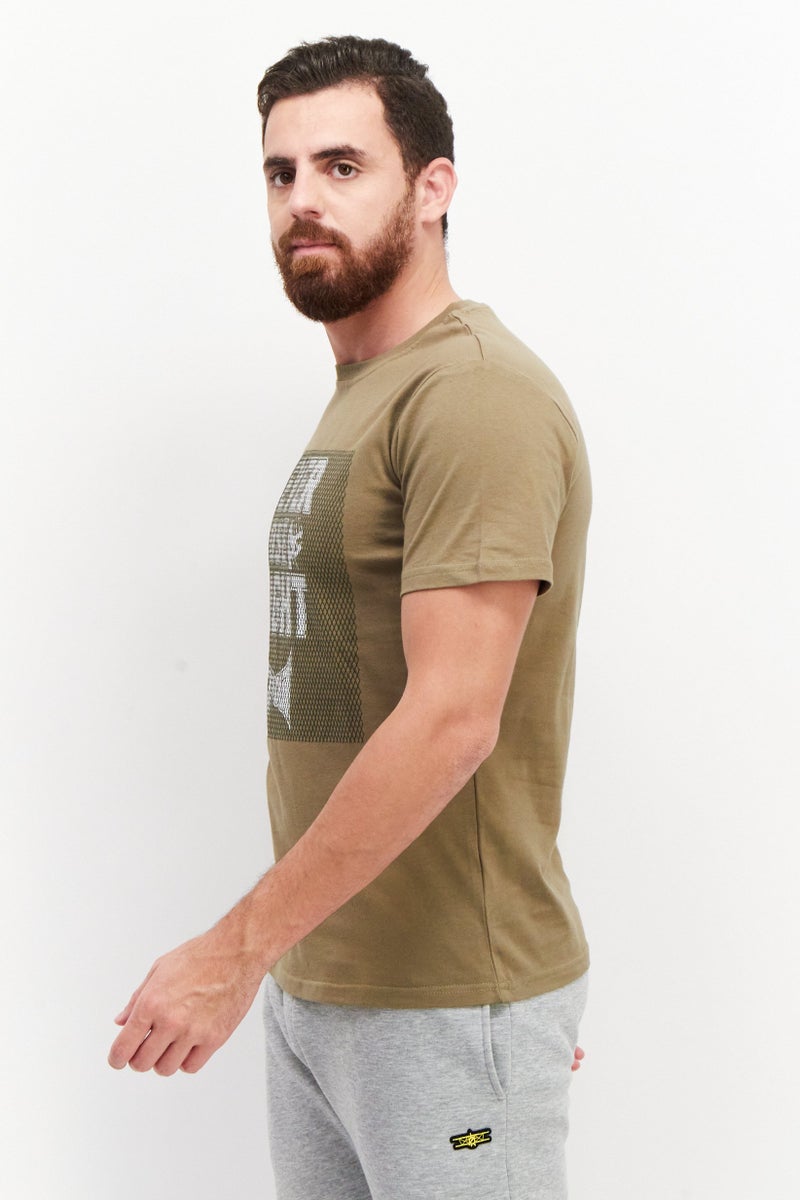 Men  Sportswear Fit Short Sleeve Training T-Shirt, Olive