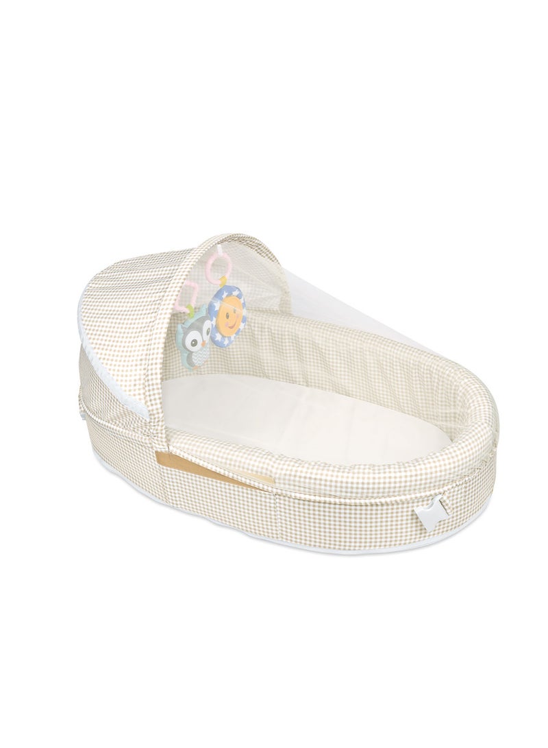 Multifunctional Folding Baby Bed, Portable And Moveavle Baby Bed Crib With Mosquito net And Music, Anti-Crush, Bio-inspired Design