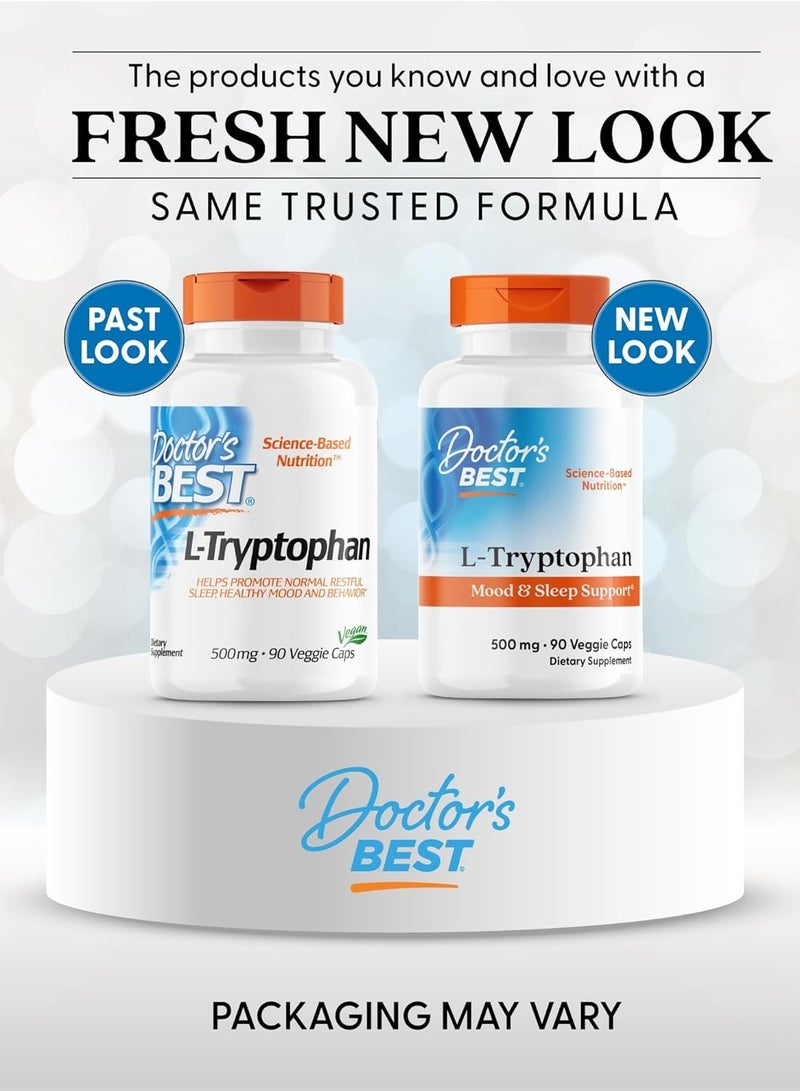 Best Ltryptophan Helps Sleep Healthy Mood And Behavior 90 Veggie Caps