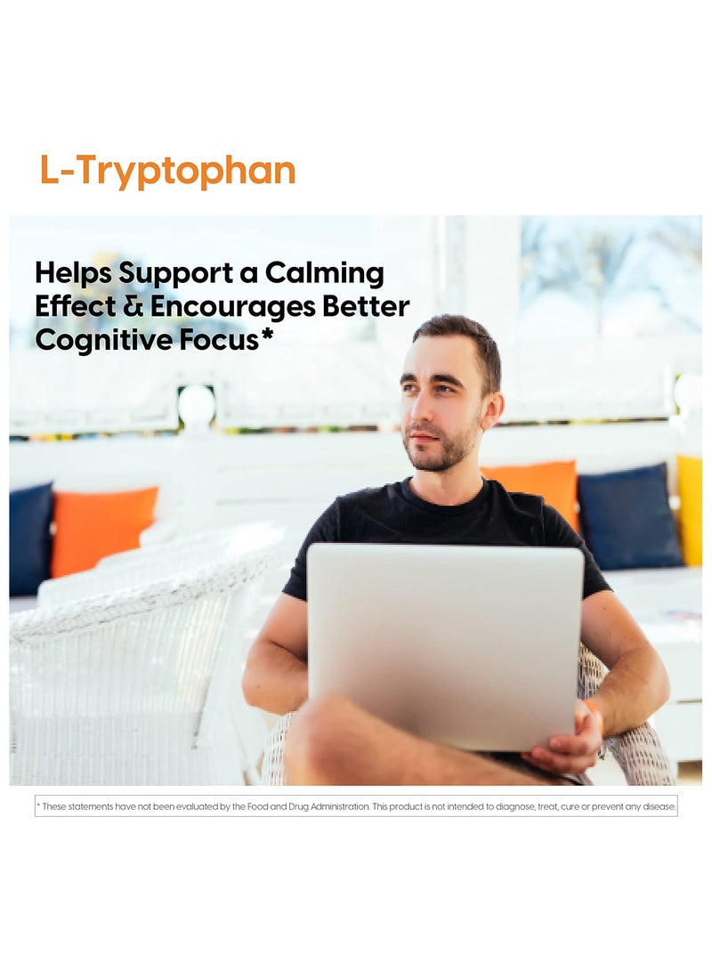 Best Ltryptophan Helps Sleep Healthy Mood And Behavior 90 Veggie Caps