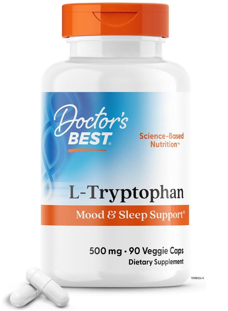 Best Ltryptophan Helps Sleep Healthy Mood And Behavior 90 Veggie Caps