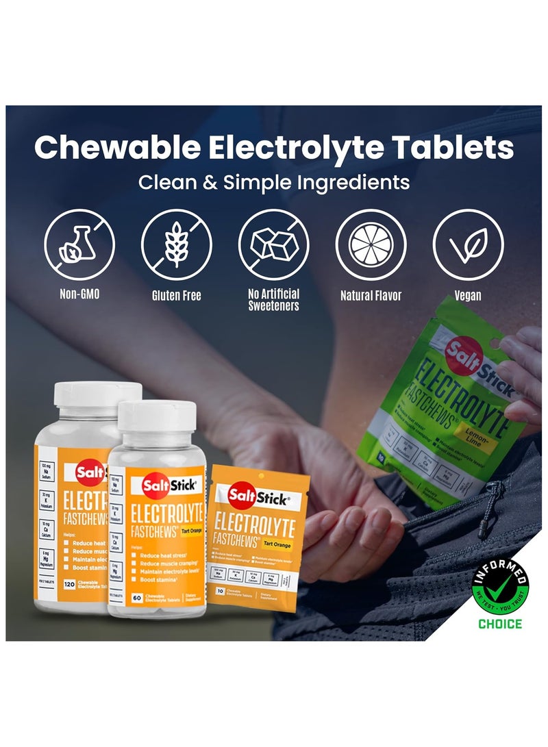 Electrolytes Fastchews Orange Flavour 60 Tab