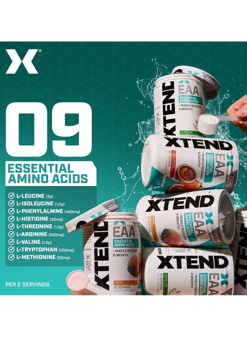 Eaa Essential Amino Acid Lemon Lime 40 Servings