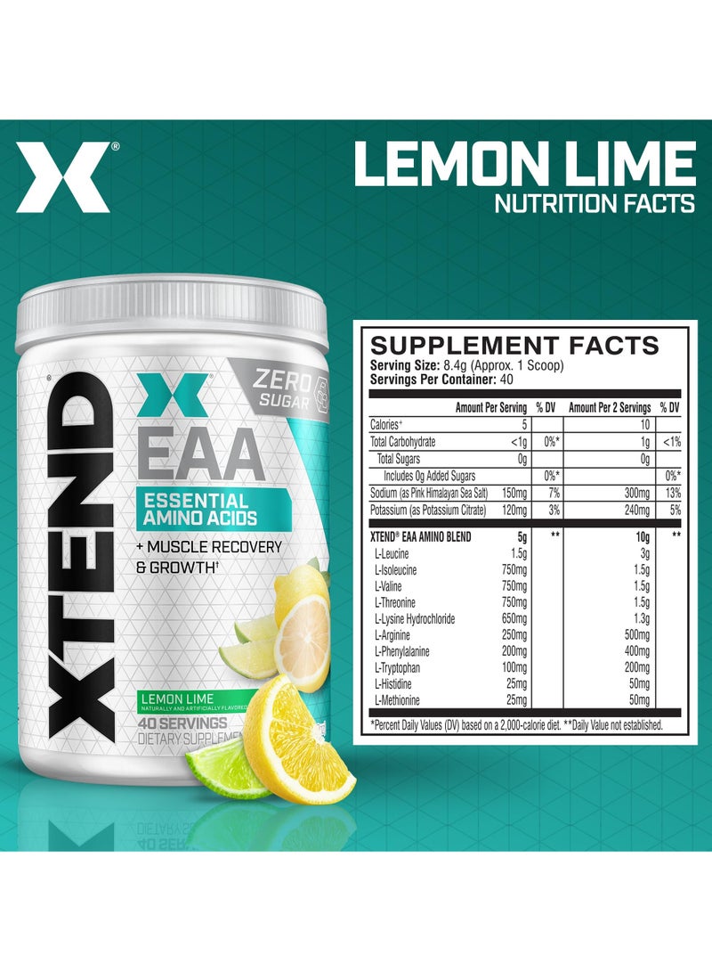 Eaa Essential Amino Acid Lemon Lime 40 Servings