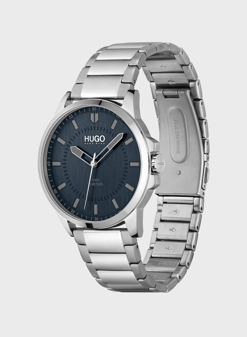 Stainless Steel Strap Analog Watch