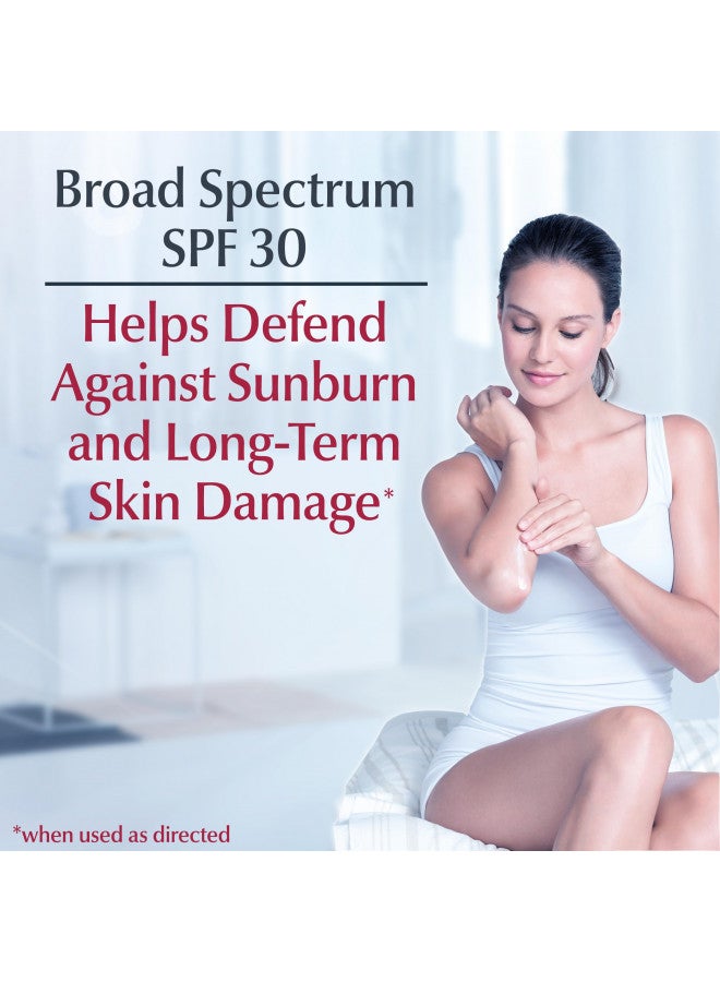 Daily Hydration Broad Spectrum Spf 30 Sunscreen Body Cream For Dry Skin, 8 Oz Tube