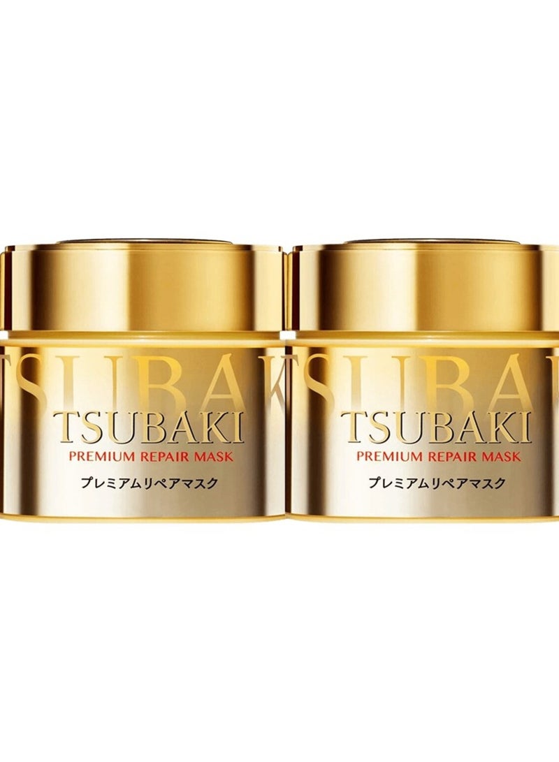 tsubaki Premium Repair Mask, Hair Pack, 2 piece set