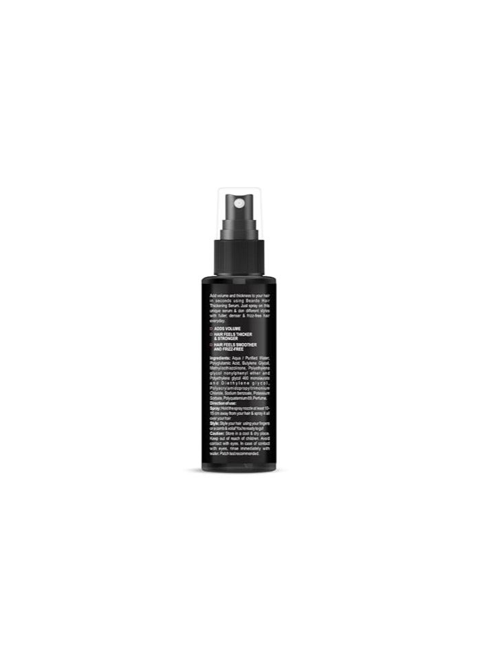 Beardo Thickening Serum Spray, 50 ml | |For Frizz-free, Smooth & Glossy Hair on-the-go | Hair Volume Spray for Men| Serum for Hair Smoothing | Hair Serum Men | Volumizing
