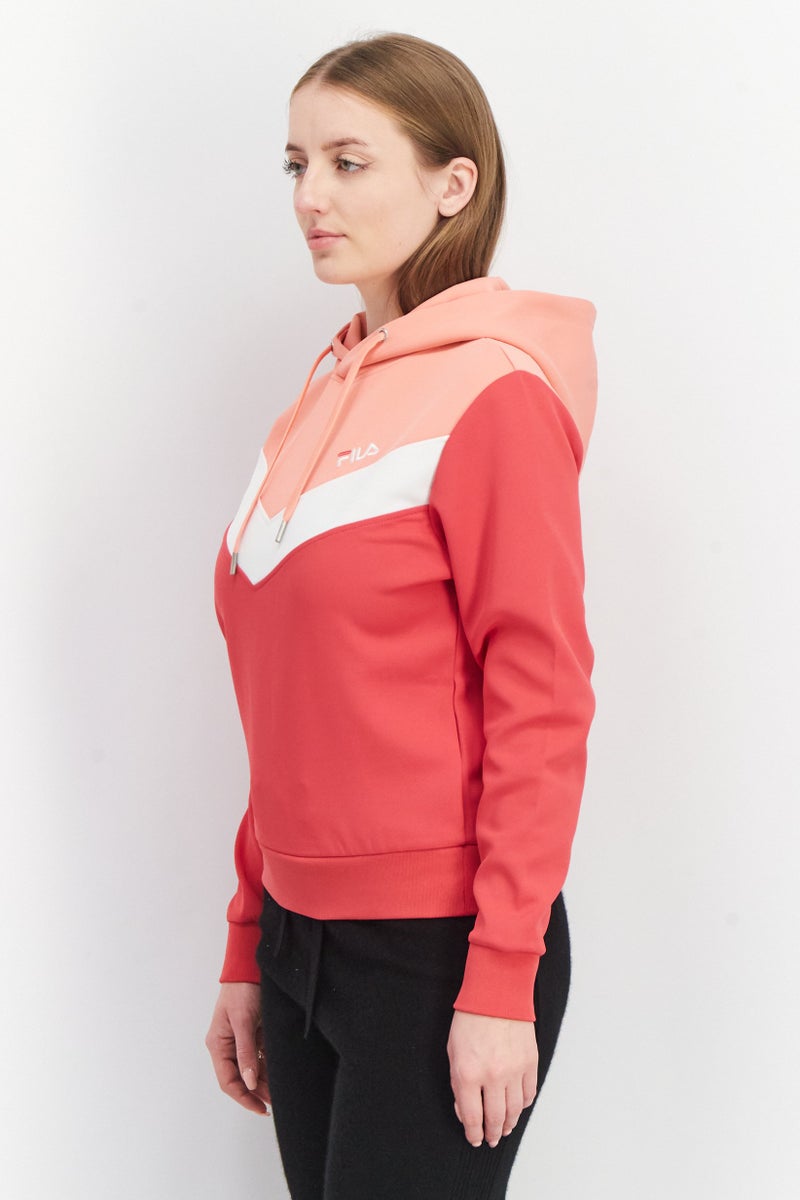Women Sportswear Fit Long Sleeve Bosa Cropped Hoody, Virtua Pink