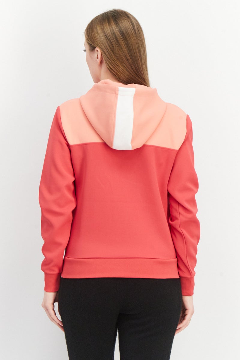Women Sportswear Fit Long Sleeve Bosa Cropped Hoody, Virtua Pink