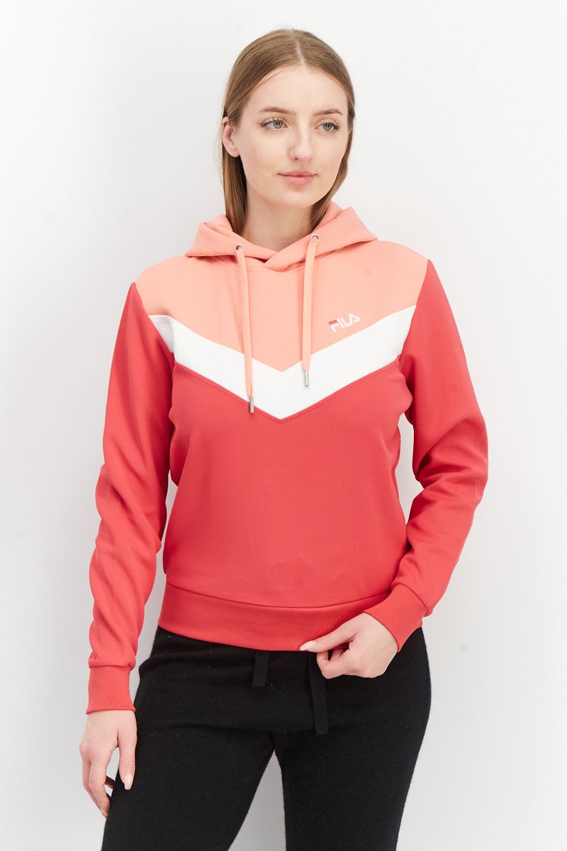 Women Sportswear Fit Long Sleeve Bosa Cropped Hoody, Virtua Pink