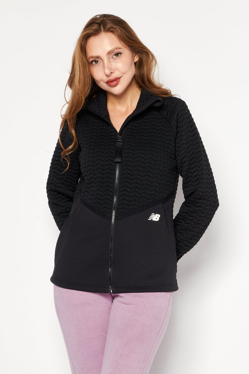 Women Sportswear Fit Training Sweatshirt, Black