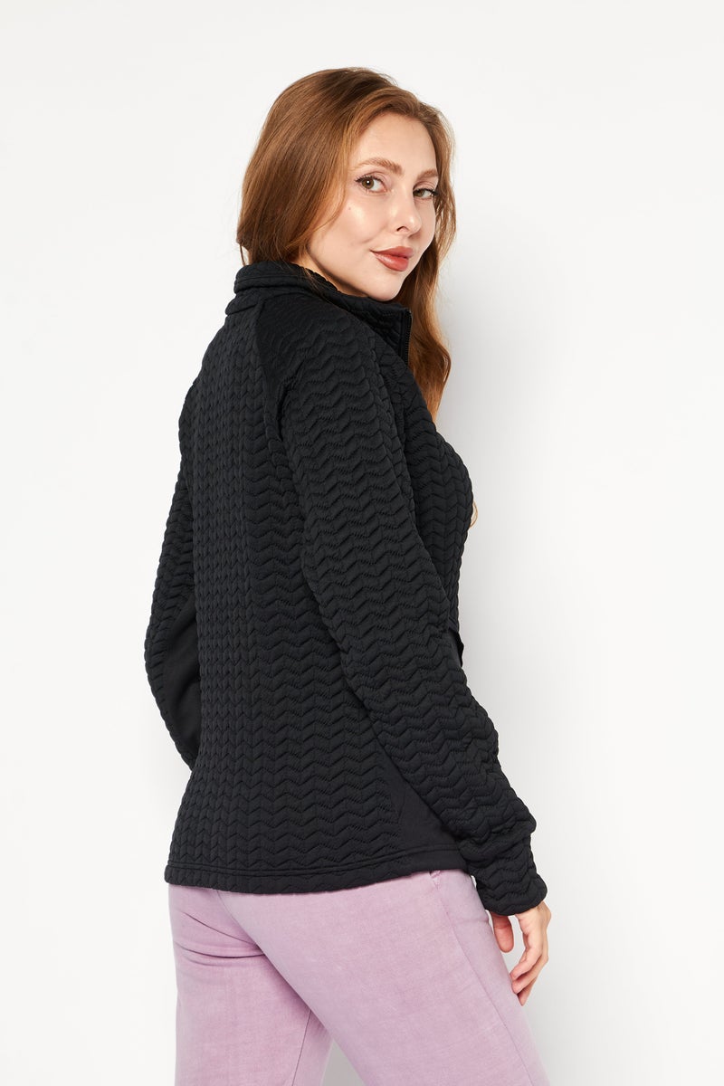 Women Sportswear Fit Training Sweatshirt, Black