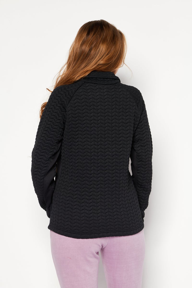Women Sportswear Fit Training Sweatshirt, Black