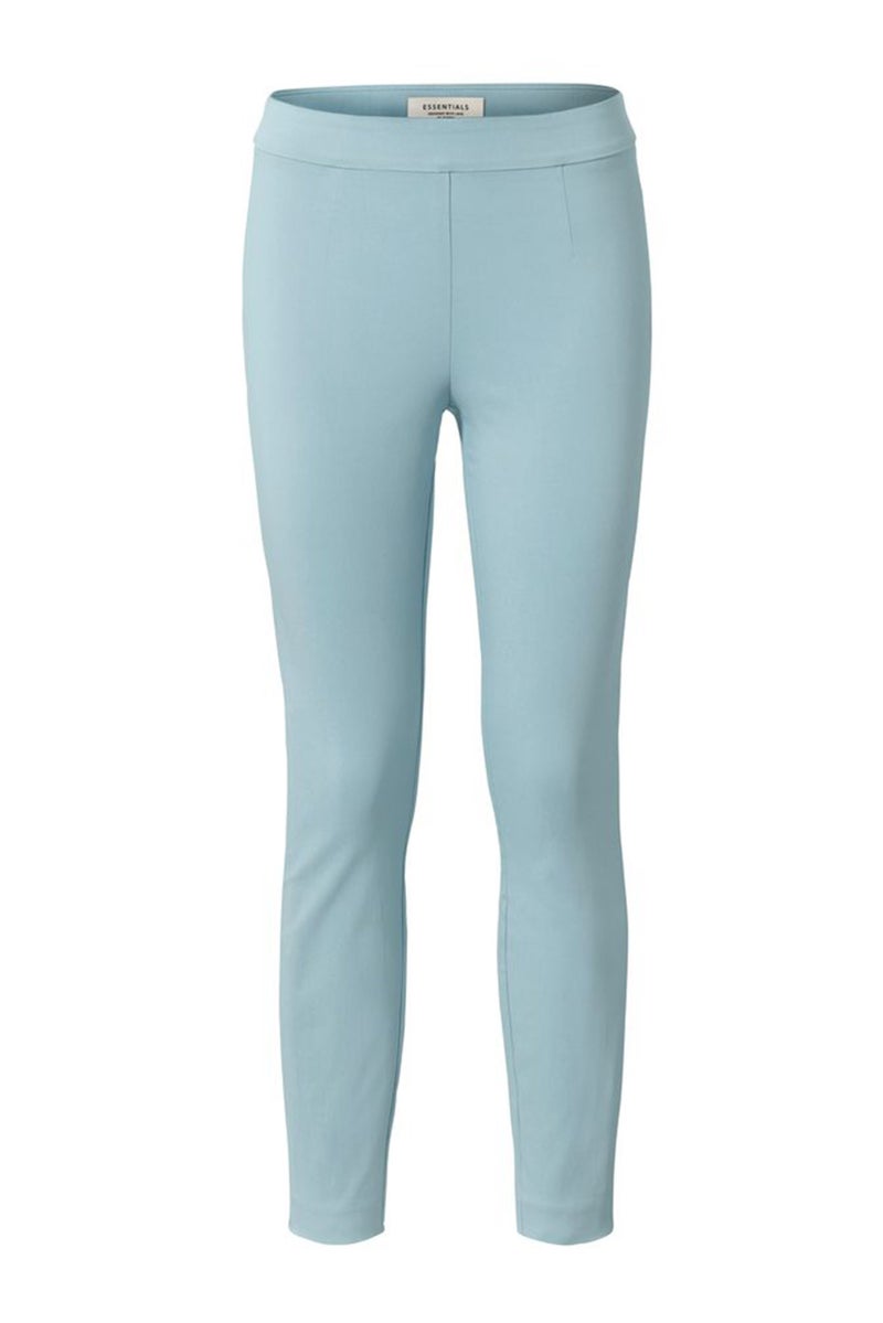 Women Skinny Leg Plain Pants, Light Blue