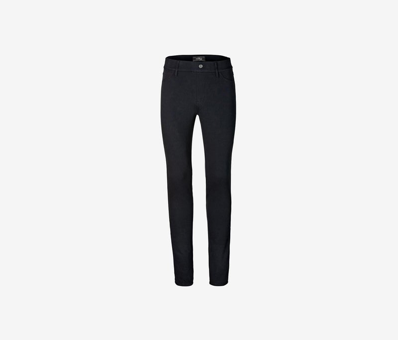 Women Regular Fit Plain Skinny Pants, Black