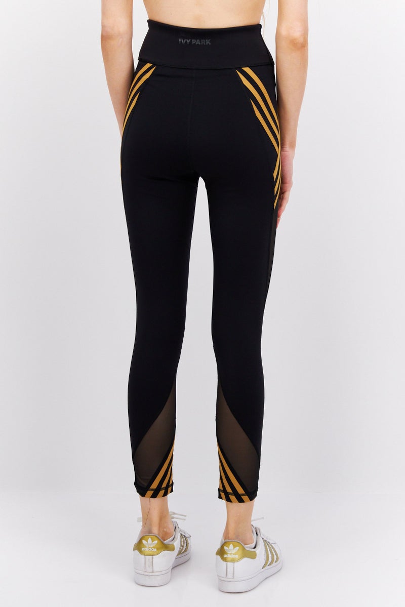 Women Sportswear Fit Brand Logo Training Tight, Black