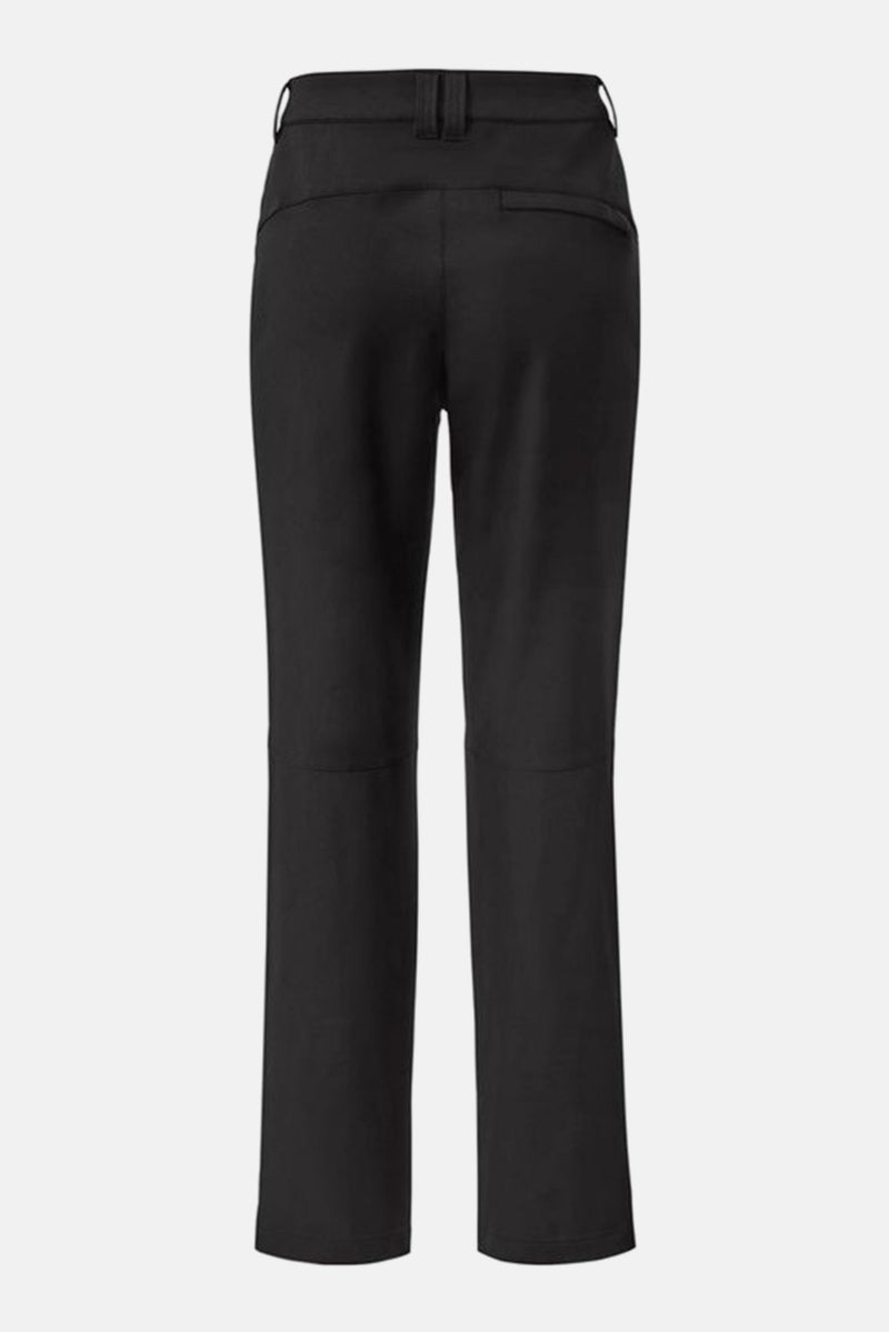 Women Plain Straight Leg Pants, Navy