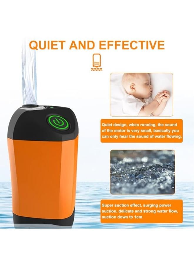 Portable Outdoor Shower, Rechargeable Battery Operated Shower, Intelligent Temperature Measurement, Digital Screen for Outdoor Camping and Travel Bathing YT-70W