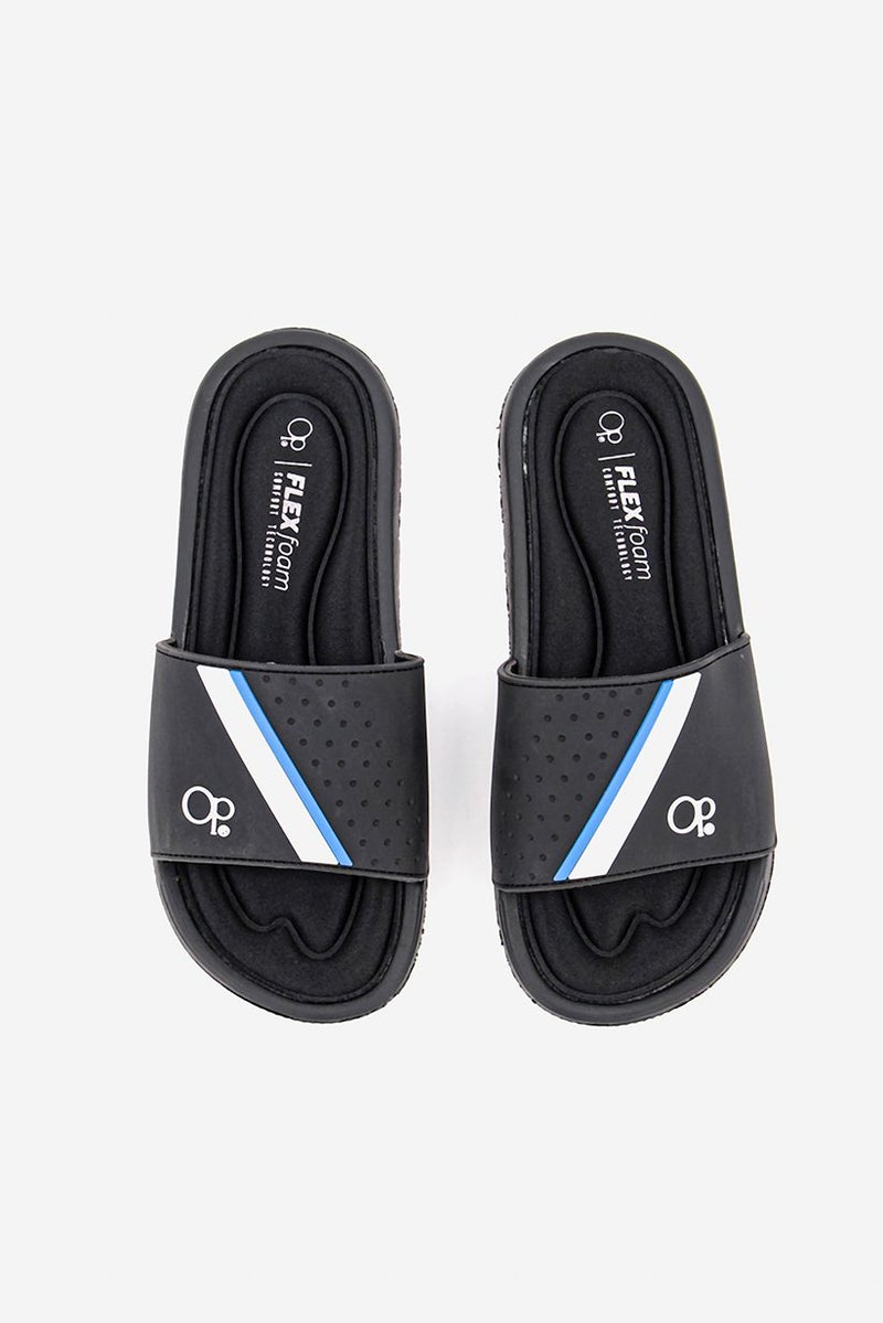 Men Slip On Slides, Black