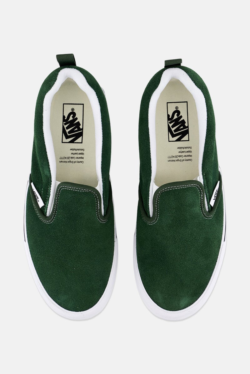 Men Knu Slip On Shoes, Green/White