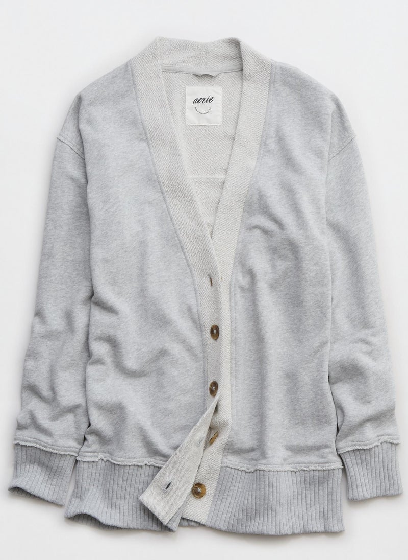 Essential Aerie Fleece Cardigan