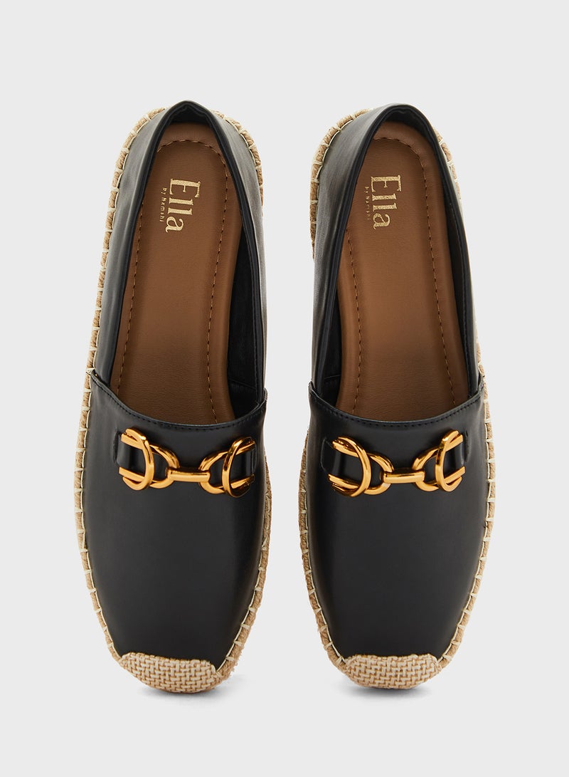 Horse Bit Trim Espadrille