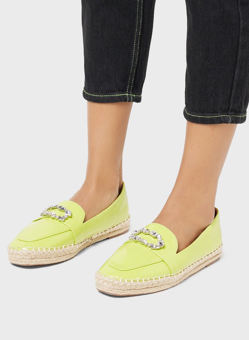 Diamante Trim Espadrille