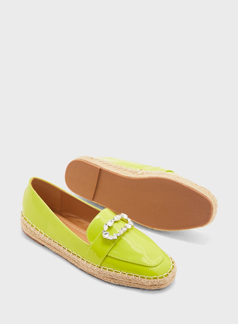 Diamante Trim Espadrille