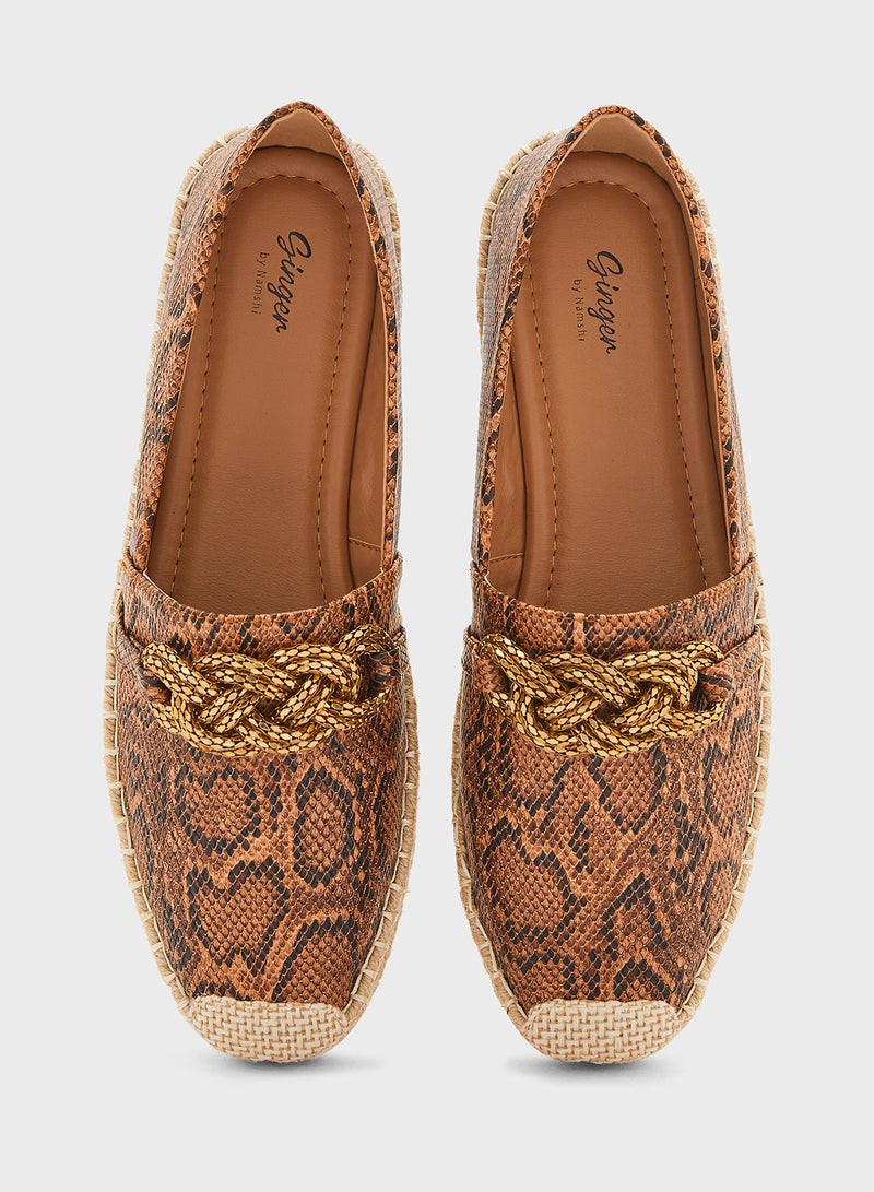 Phython Texture Espadrille