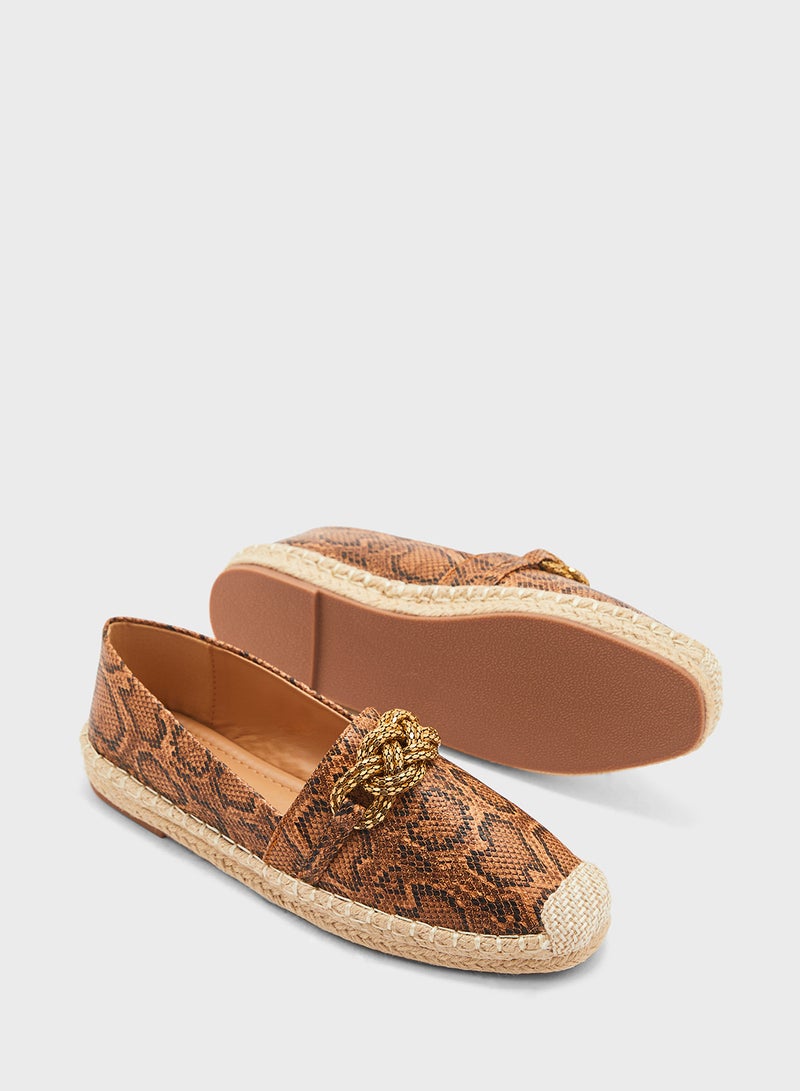 Phython Texture Espadrille