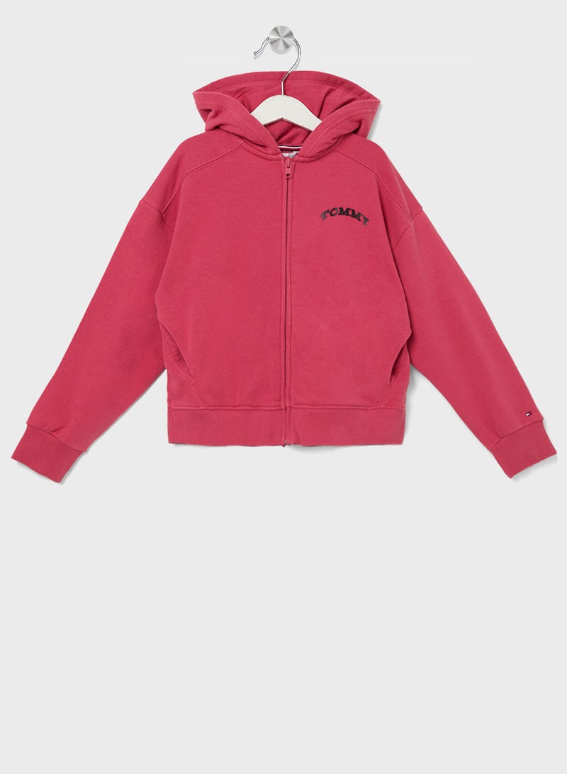 TOMMY DOT FOIL ZIP THRU