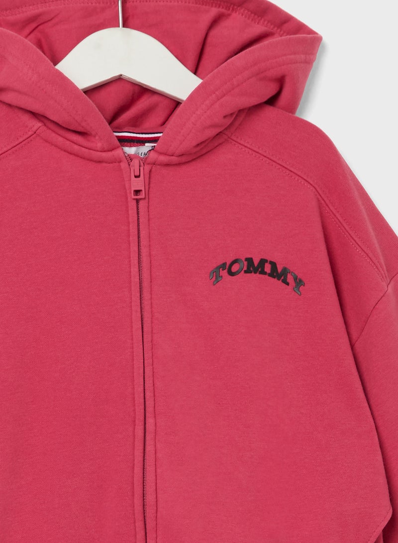 TOMMY DOT FOIL ZIP THRU