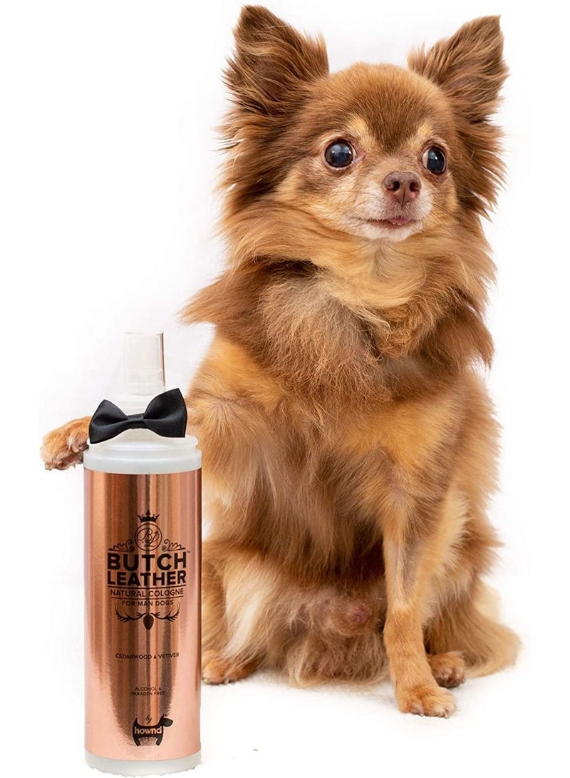 Hownd Butch Leather Pet Cologne for Male Dogs 250Ml