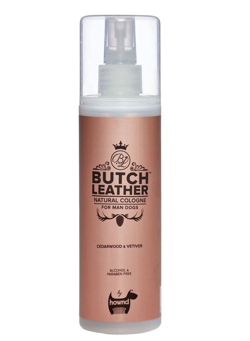 Hownd Butch Leather Pet Cologne for Male Dogs 250Ml