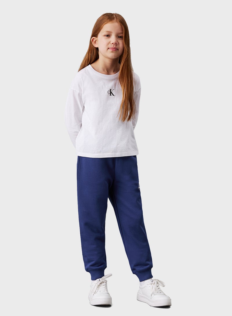 MONOGRAM LOGO SWEATPANTS