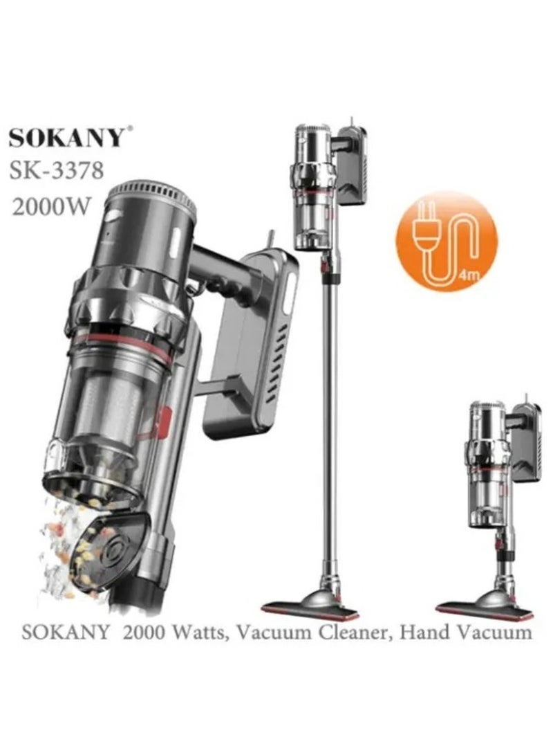 Sokany High Quality Vacuum Cleaner 2000 Watts SK-3378