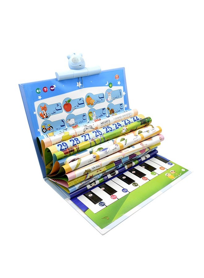 Early Learning Book E-Book, Point Reading Book,Pre-School Bilingual Electronic Sound Book, Children's Educational Toys Drawing Boards