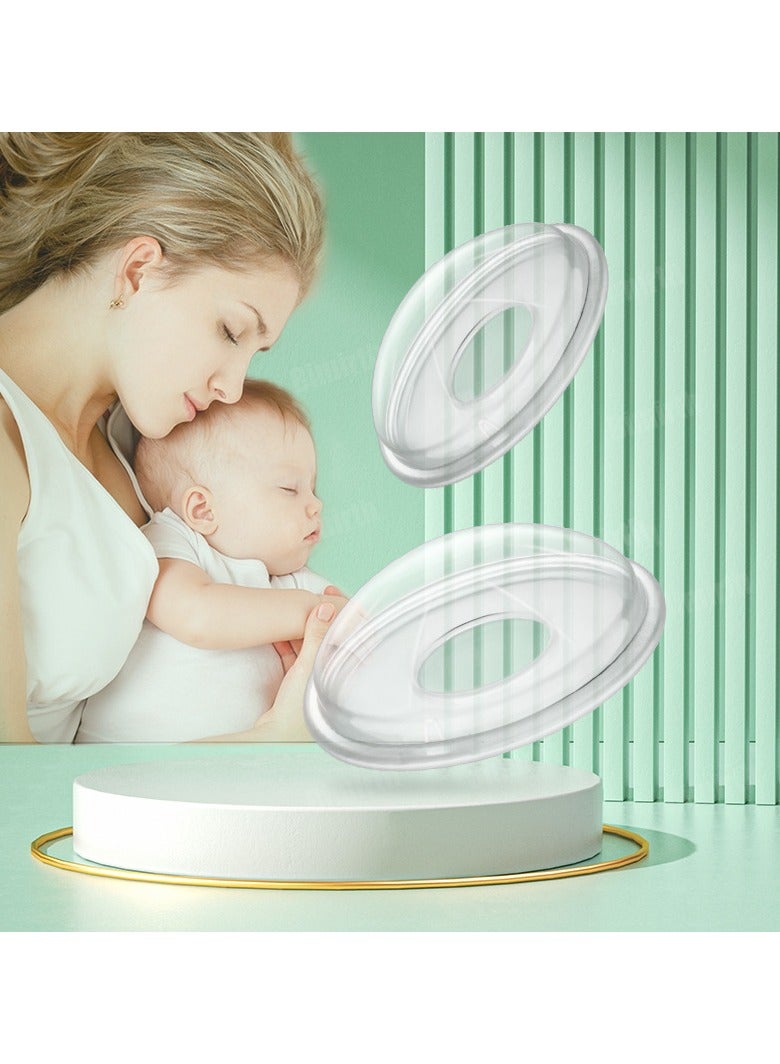 Breastfeeding Set,4 Piece Baby Self-standing Bottom Design Breast Milk Storage Bags With Double Zipper, 250 ml，2 Breastmilk Collector，1 Storage bag